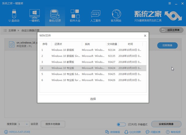 系统之家自定义_0013_选择win10专业版.jpg